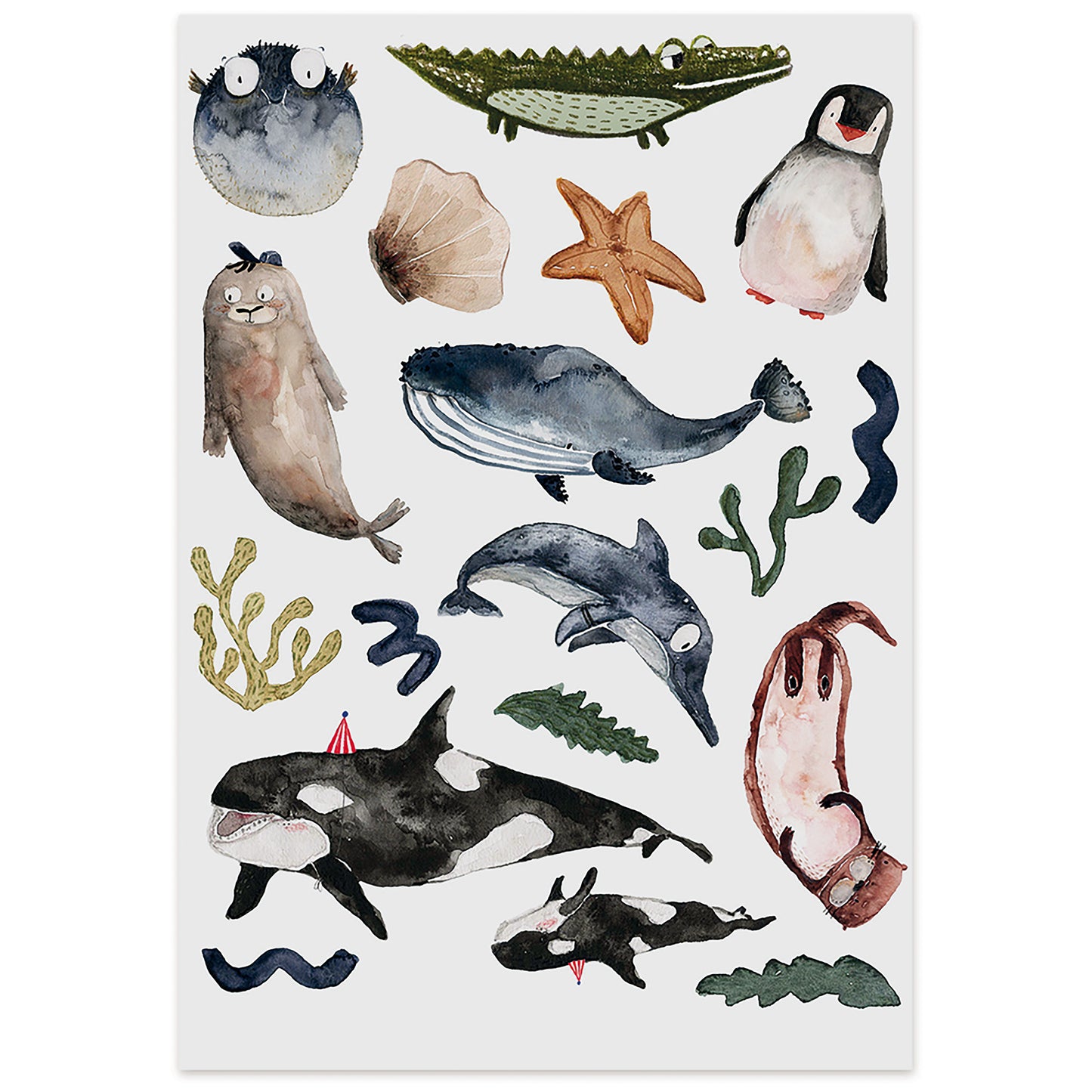 I can swim - Kids organic vegan tattoos