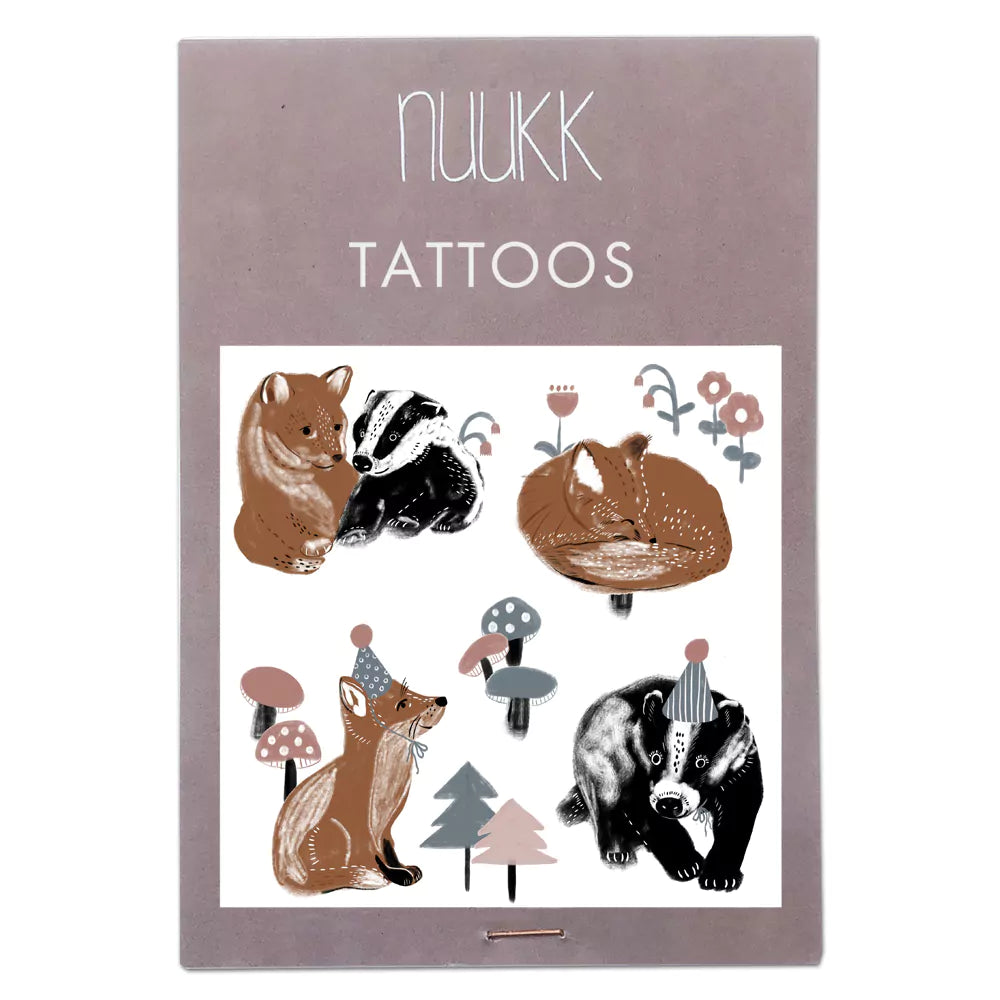 Fox & Badger - Kids organic vegan tattoos