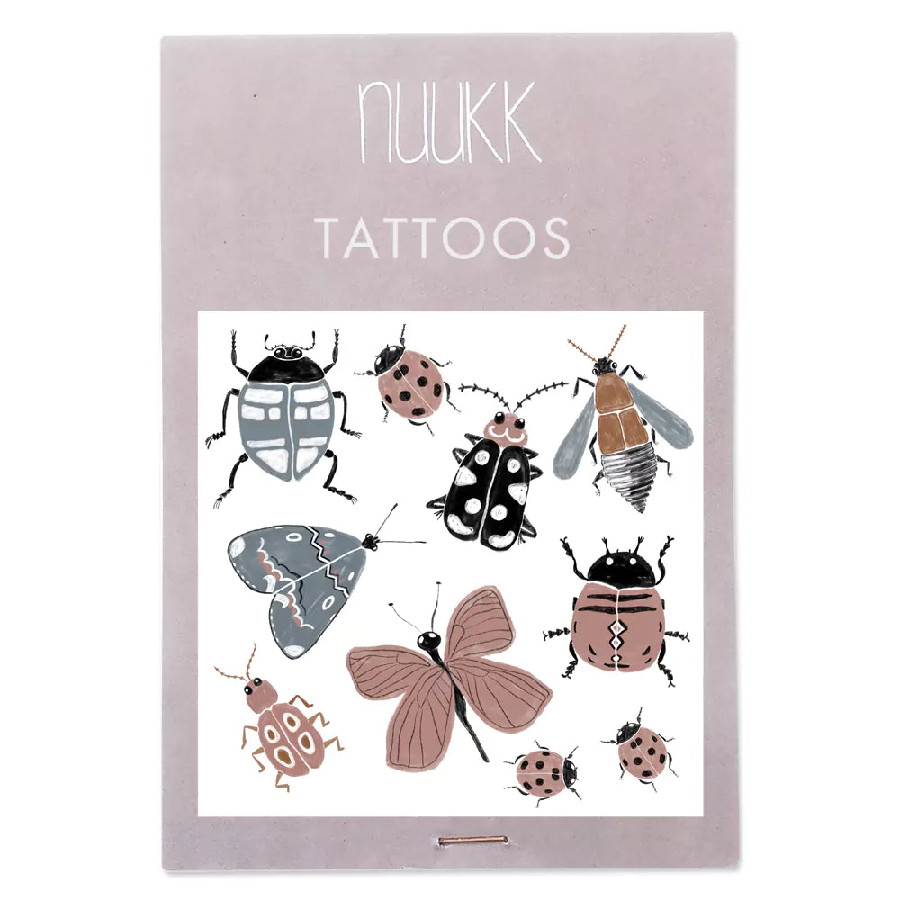 Beetles - Kids organic vegan tattoos
