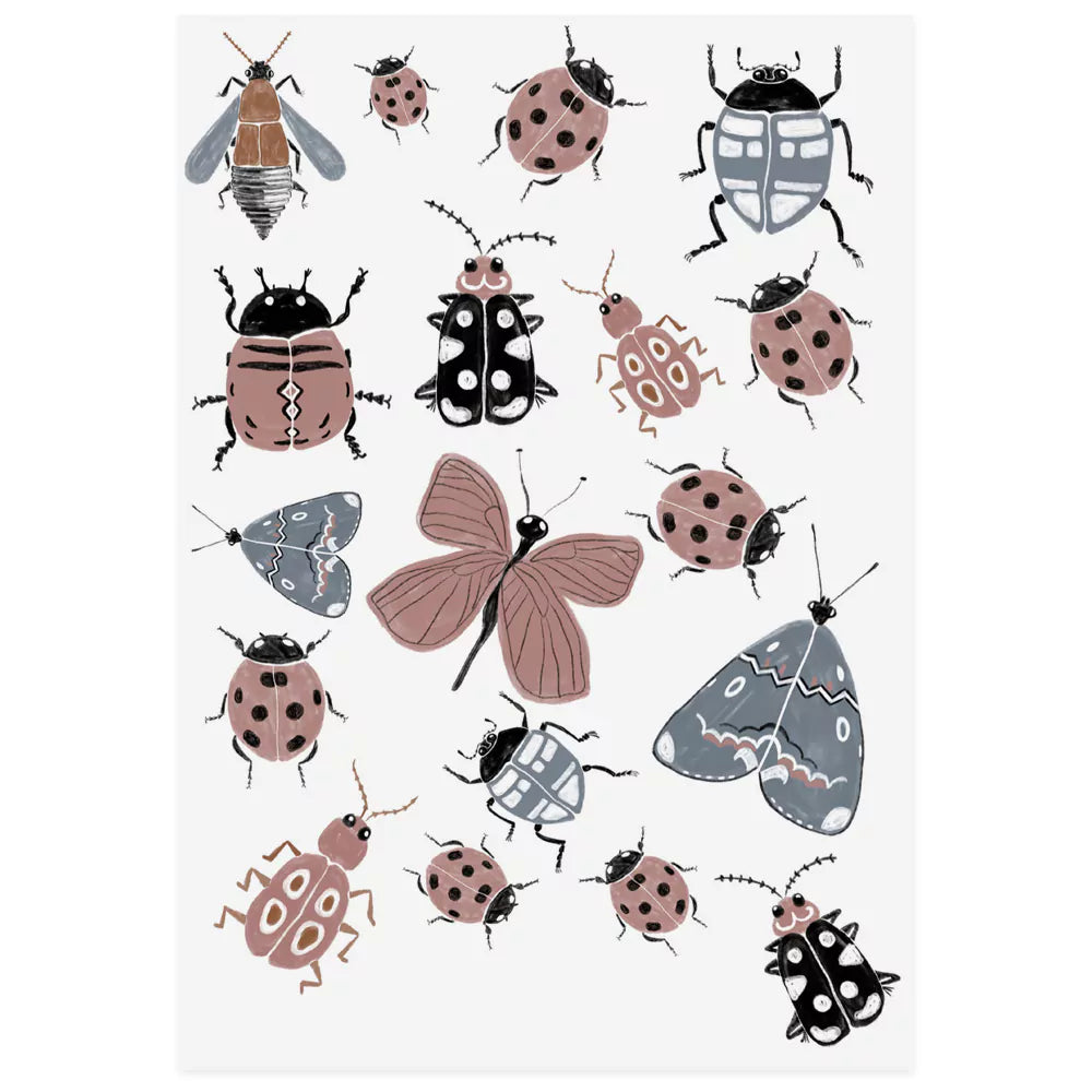 Beetles - Kids organic vegan tattoos