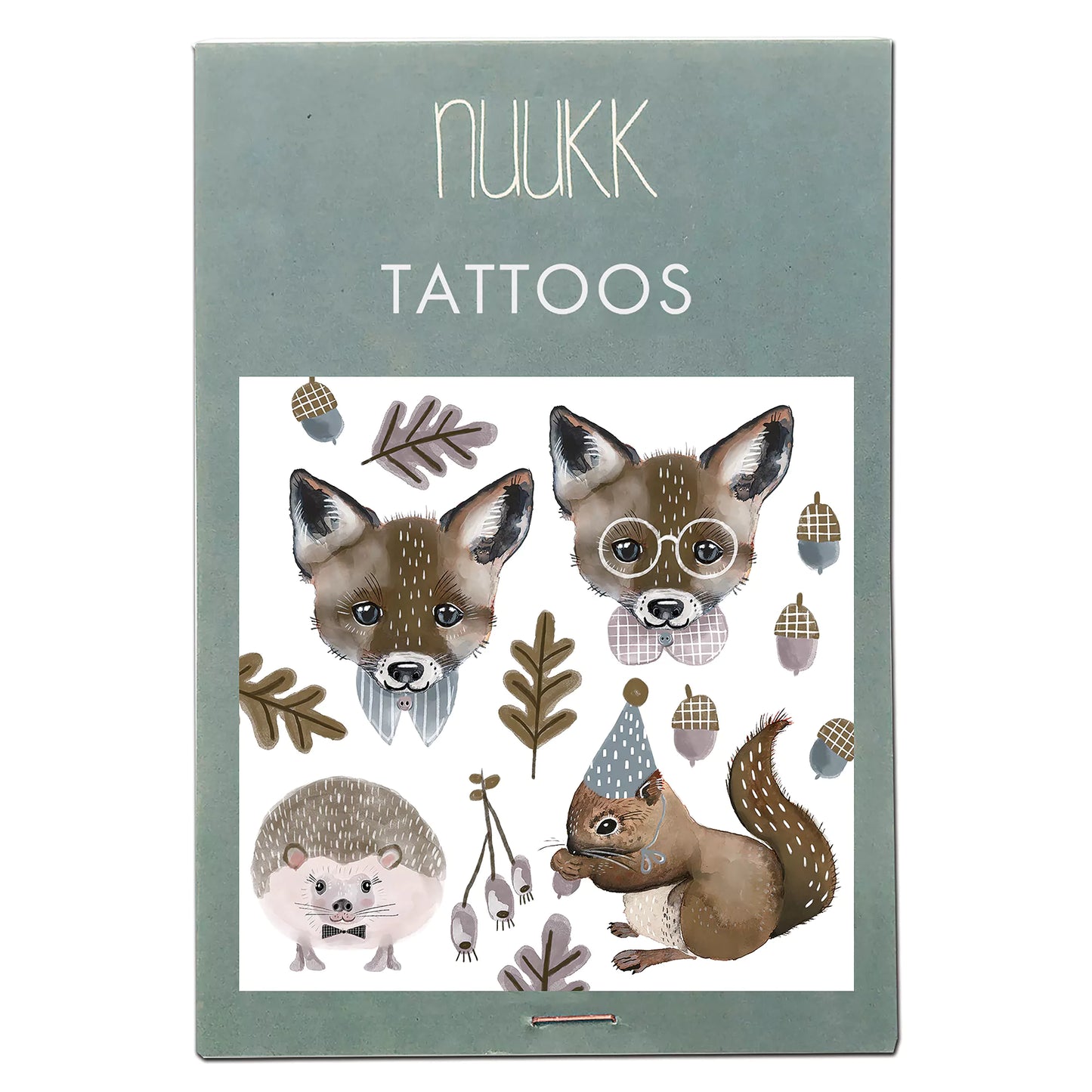 Fox & Squirrel - Kids organic vegan tattoos