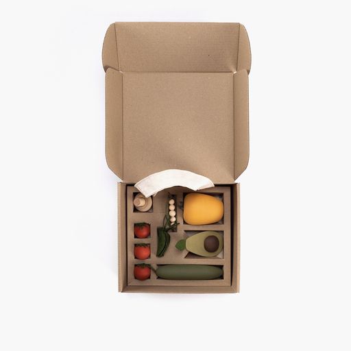 Wooden vegetable set - SALAD