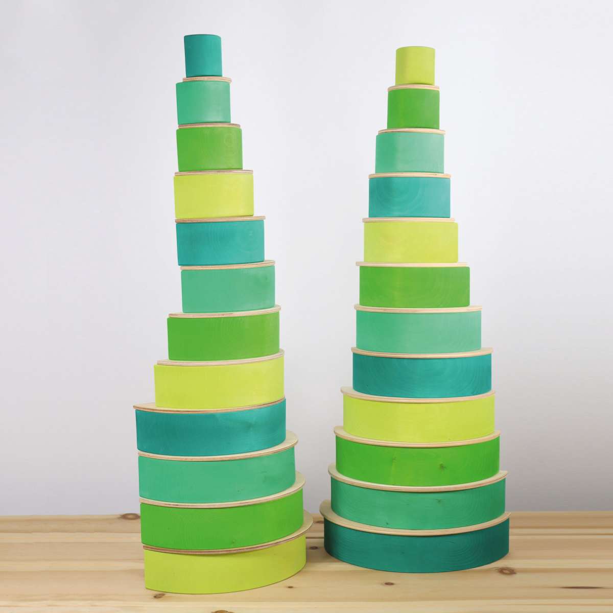 Grimm's large wooden rainbow- Forest green