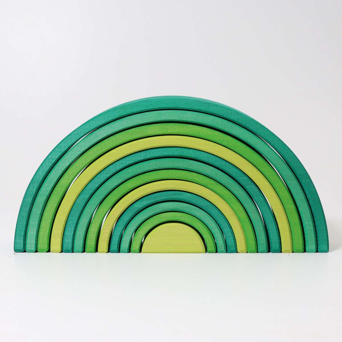 Grimm's large wooden rainbow- Forest green