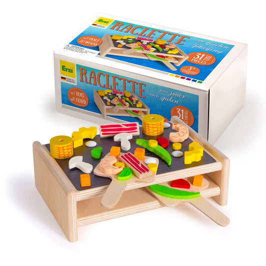 Wooden Raclette set