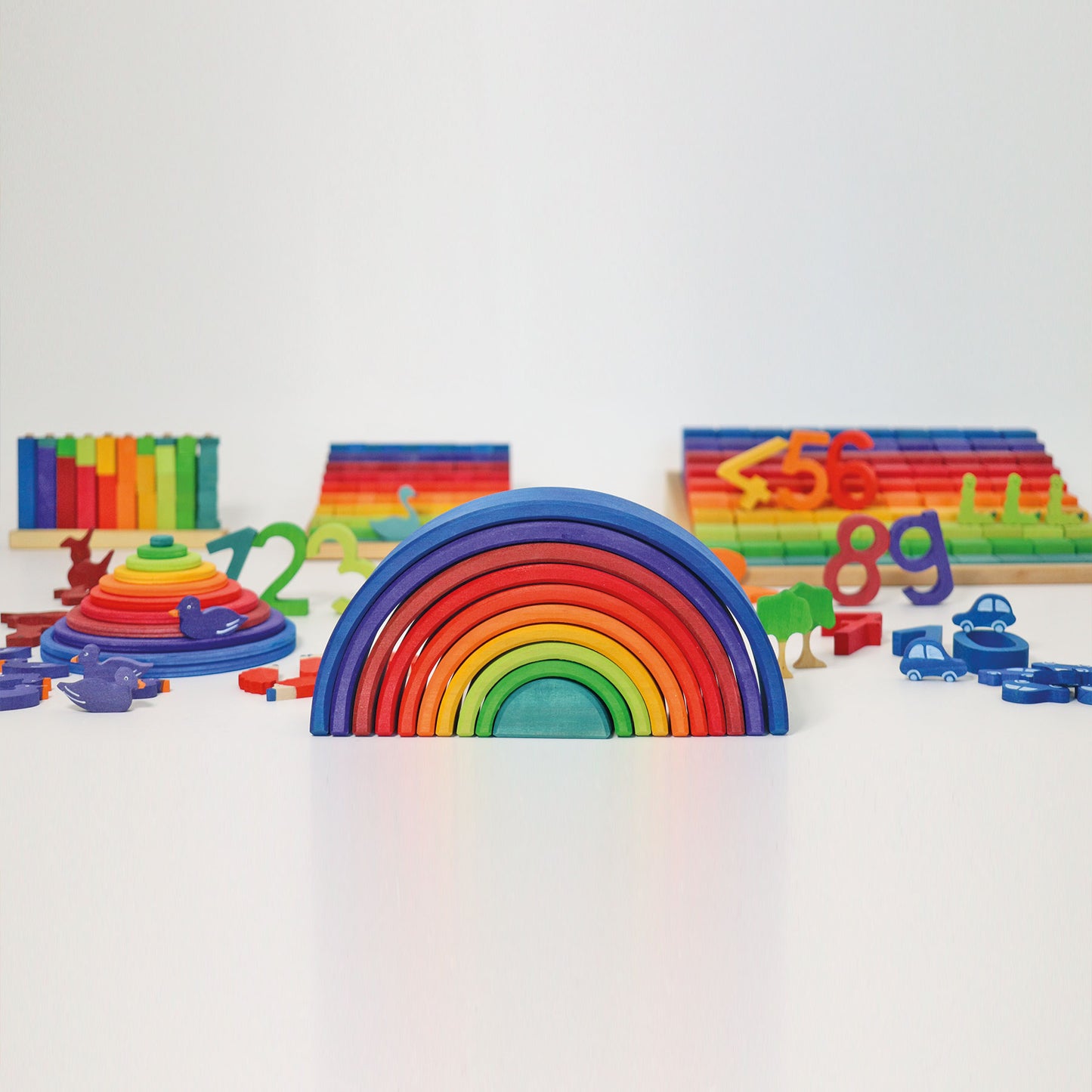 Grimm's wooden counting rainbow