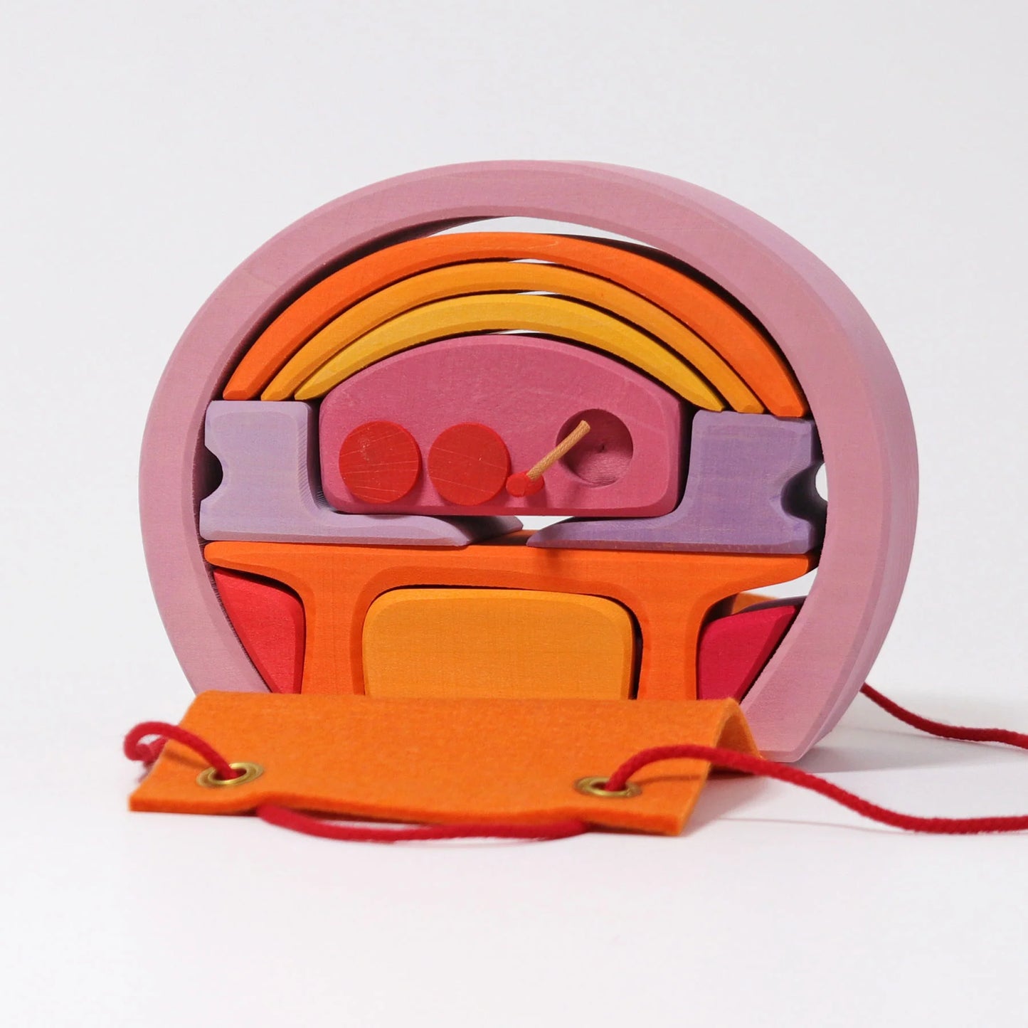 Grimm's pink orange mobile home