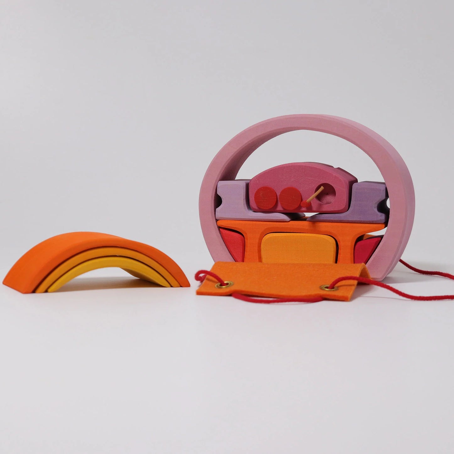 Grimm's pink orange mobile home