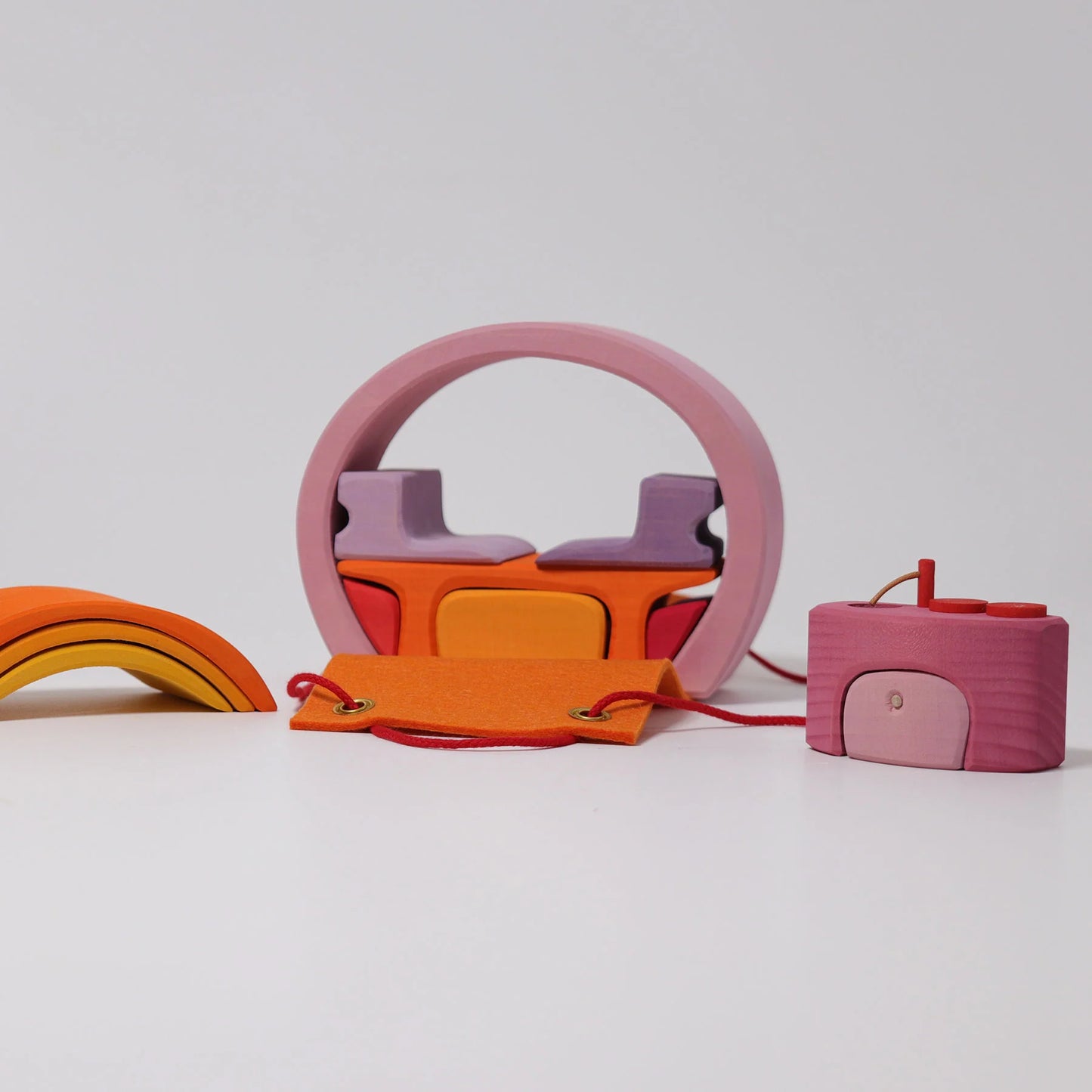Grimm's pink orange mobile home