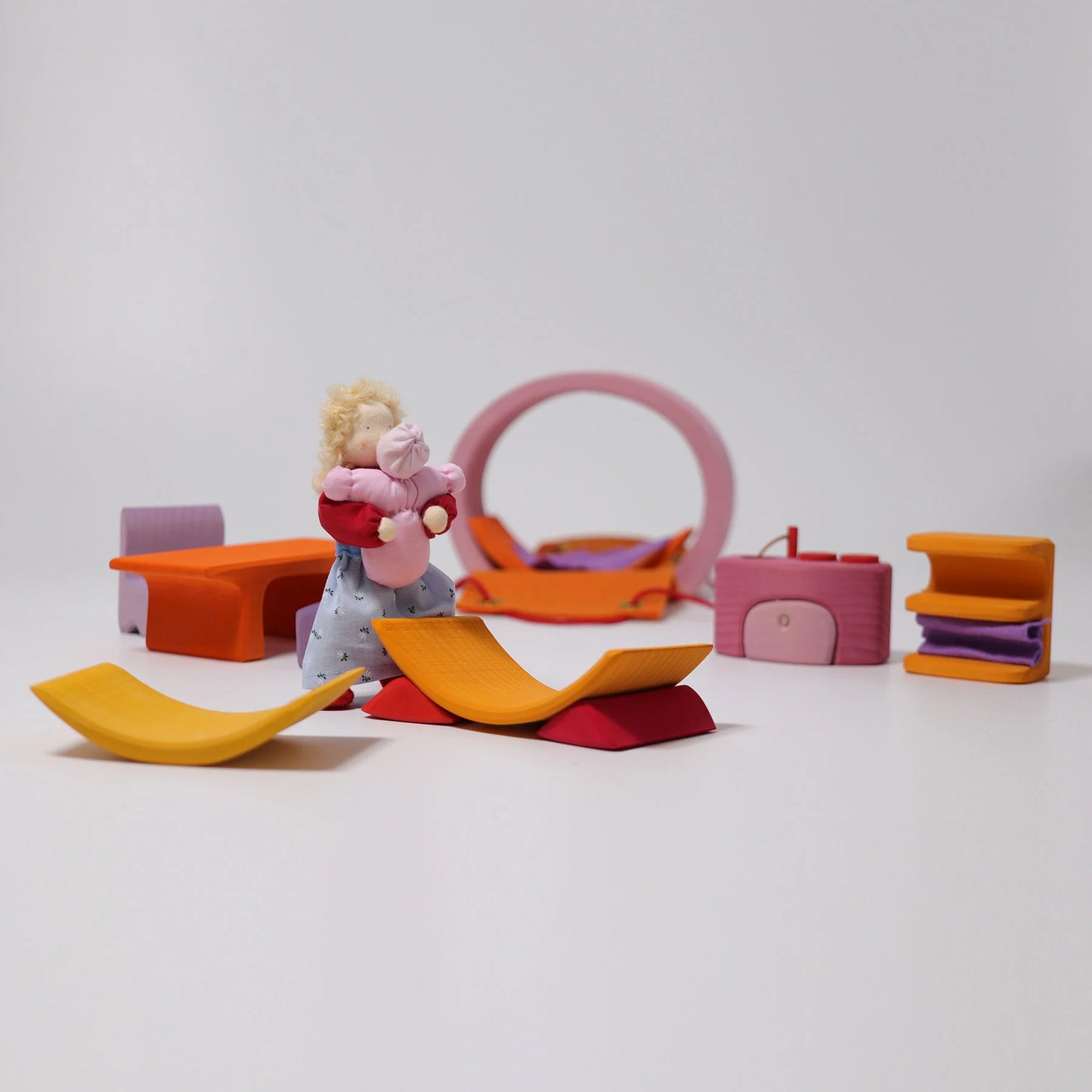 Grimm's pink orange mobile home