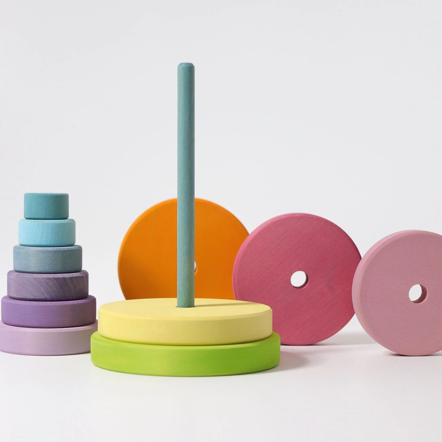 Grimm's pastel conical tower