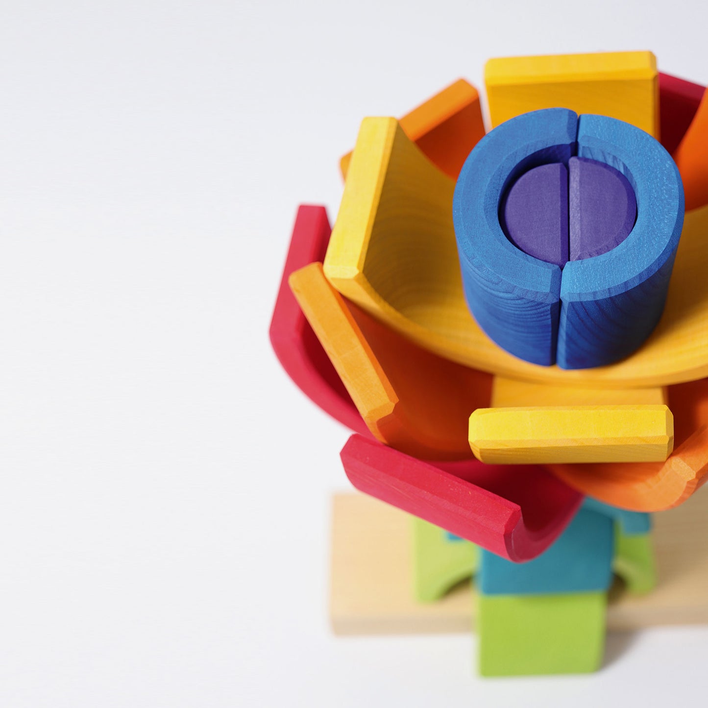 Grimm's rainbow wooden stacking tower