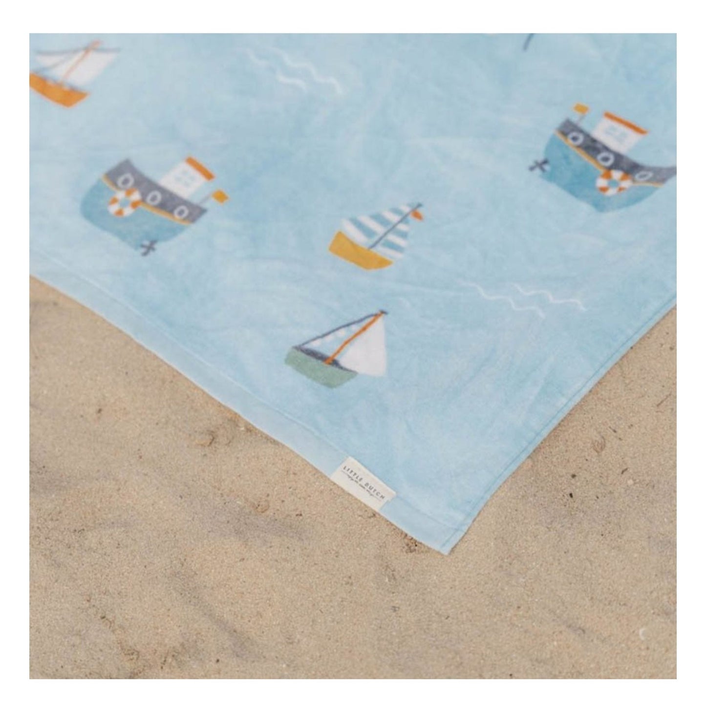 Kids beach and bath towel-Sailors