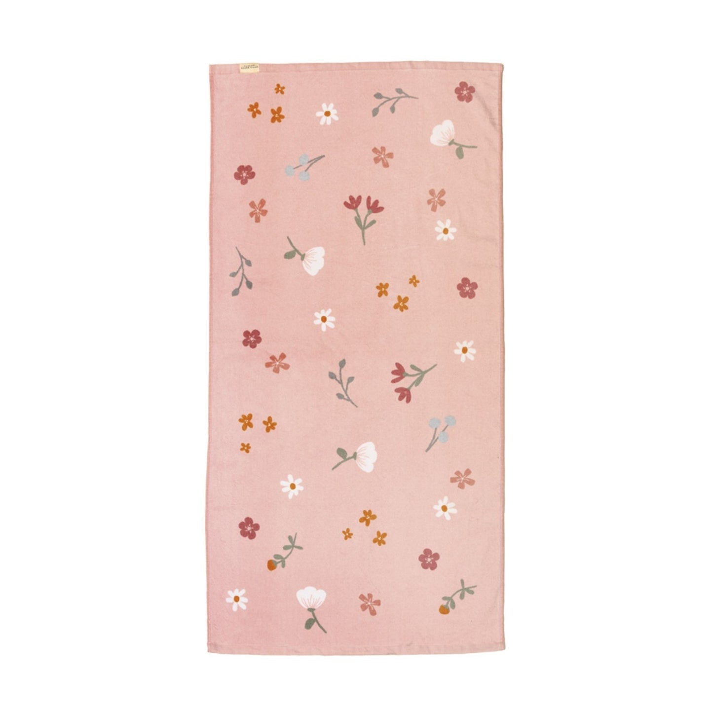 Kids beach and bath towel-Flowers & butterflies