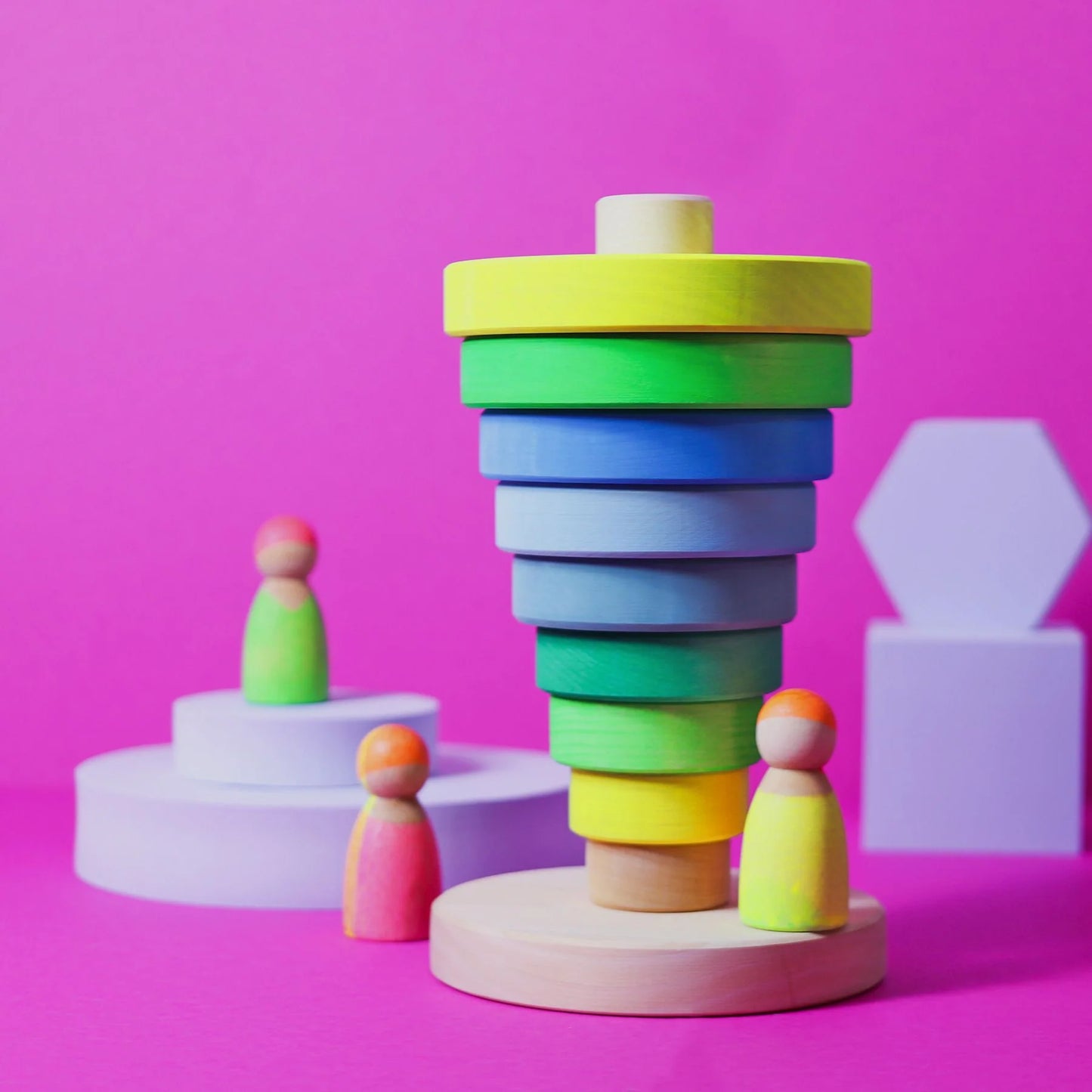 Grimm's conical tower - Neon Green