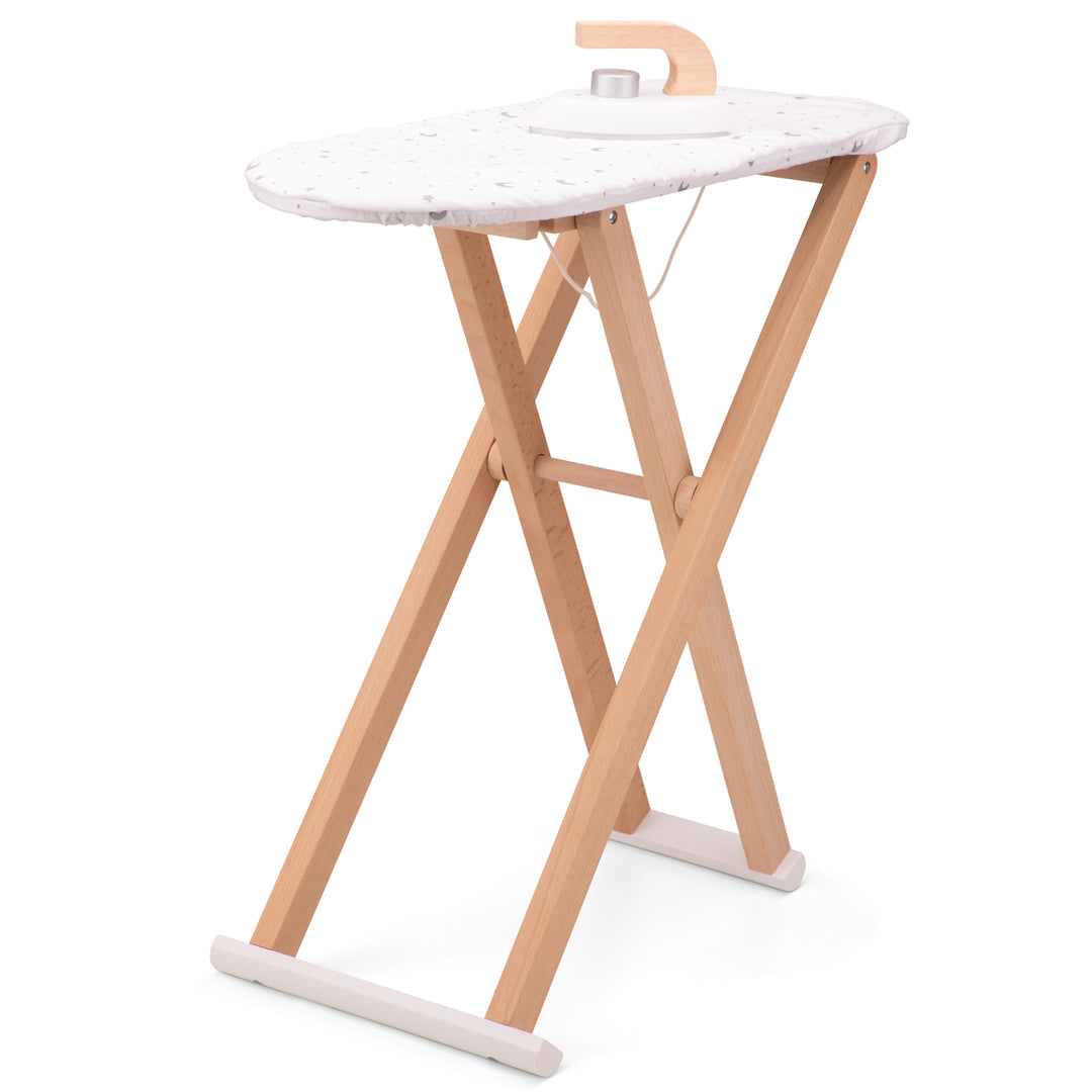 Wooden laundry ironing board