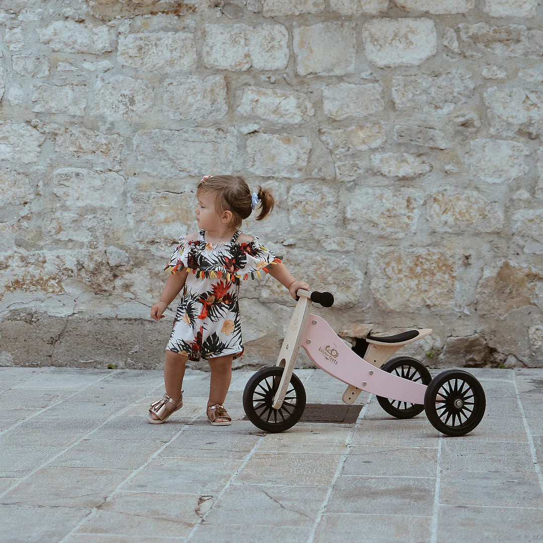 2-in-1 Tiny Tot Plus tricycle & balance bike - Rose