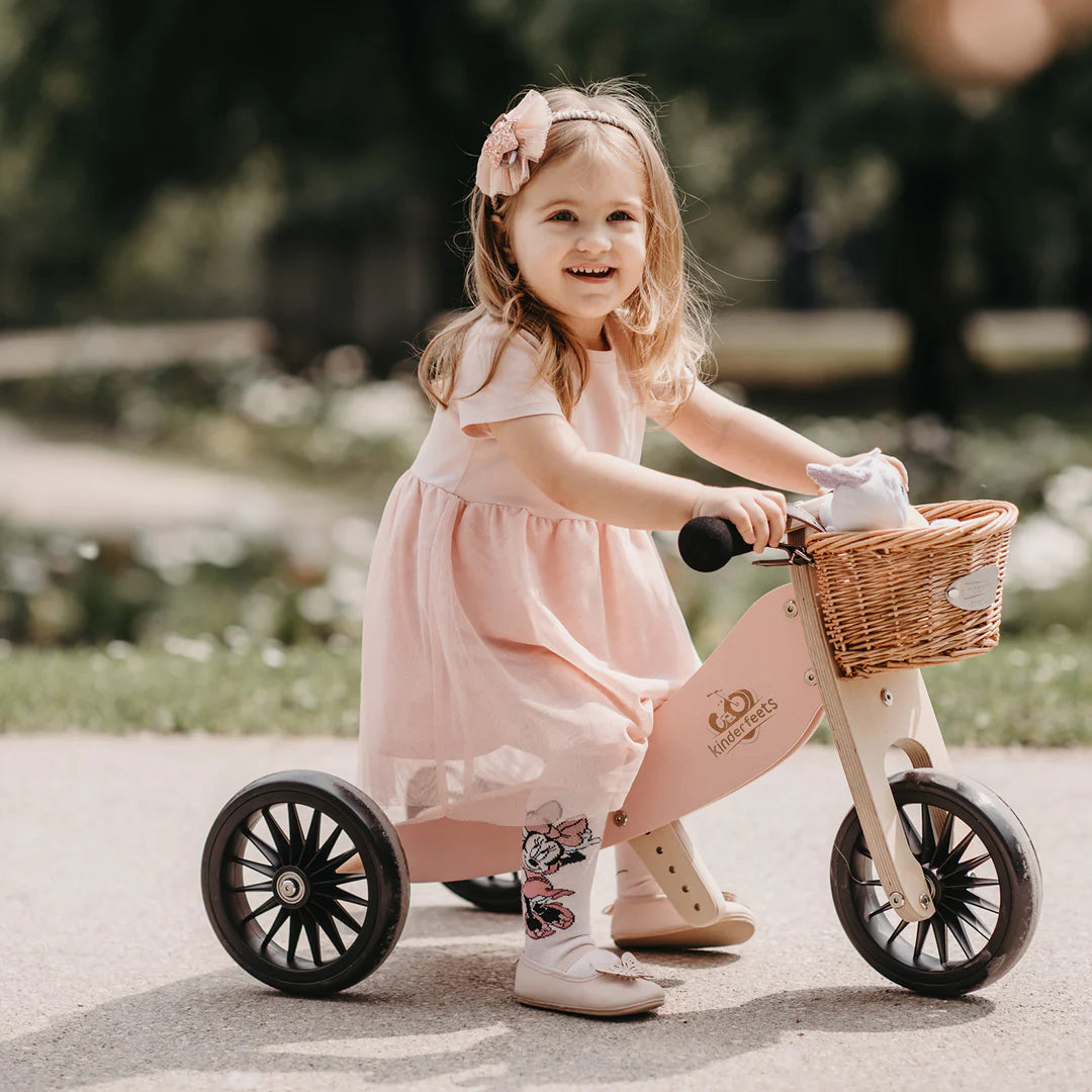 2-in-1 Tiny Tot Plus tricycle & balance bike - Rose