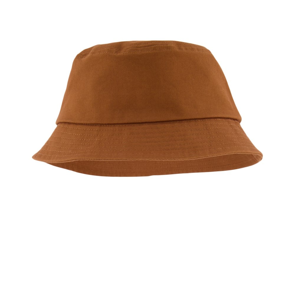 Kids organic cotton fisherman bucket hat - Rust