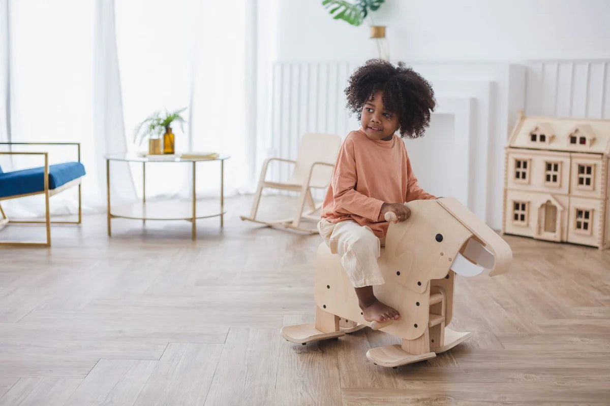 Wooden ride-on toy- Walking elephant