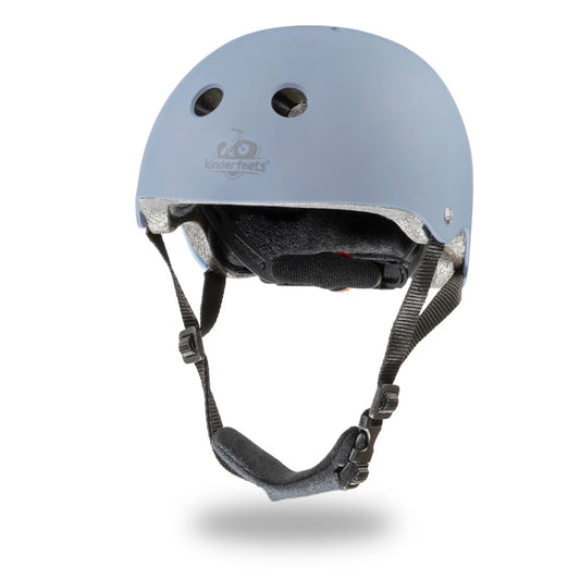 Adjustable kids bike helmet-Matte Slate Blue