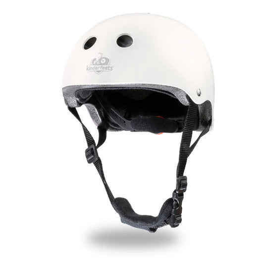 Adjustable kids bike helmet-Matte White