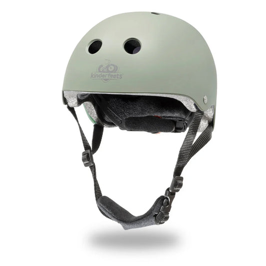 Adjustable kids bike helmet-Matte Silver Sage