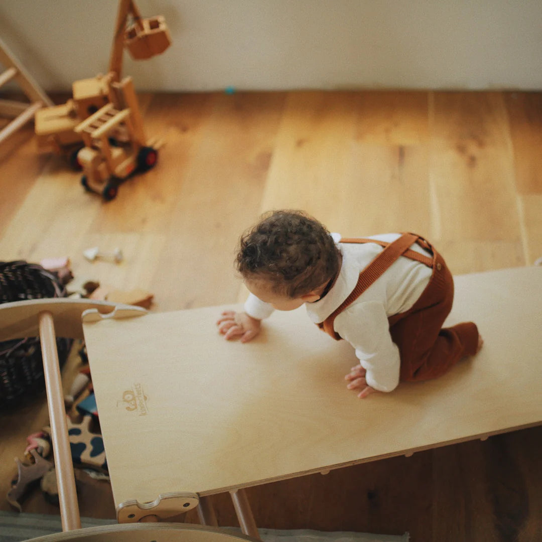 Wooden pikler duo ramp & slide