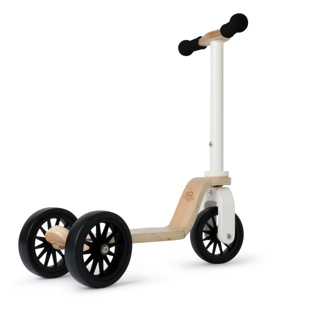 Kinder wooden kids scooter-White