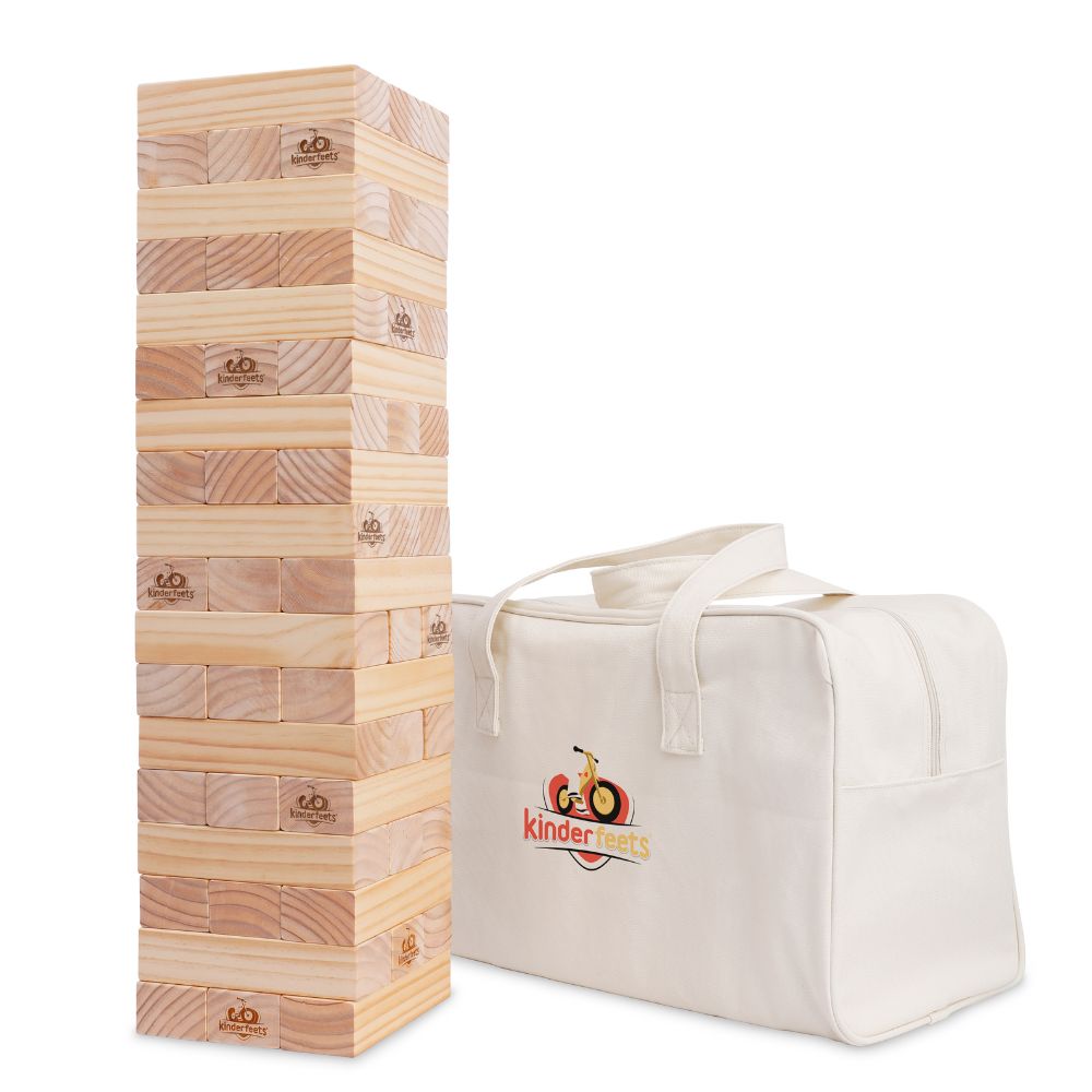 Giant wooden stackers Jenga game