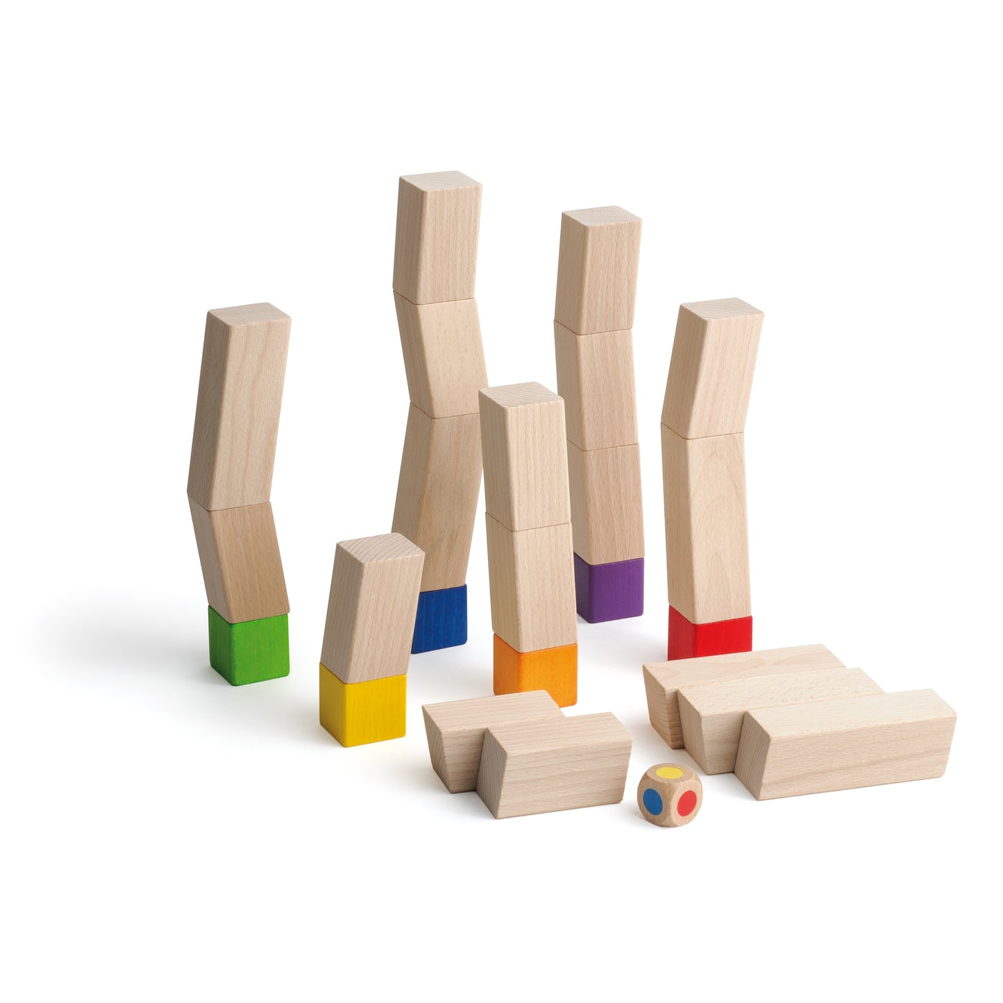 Wooden tricky blocks kids board game