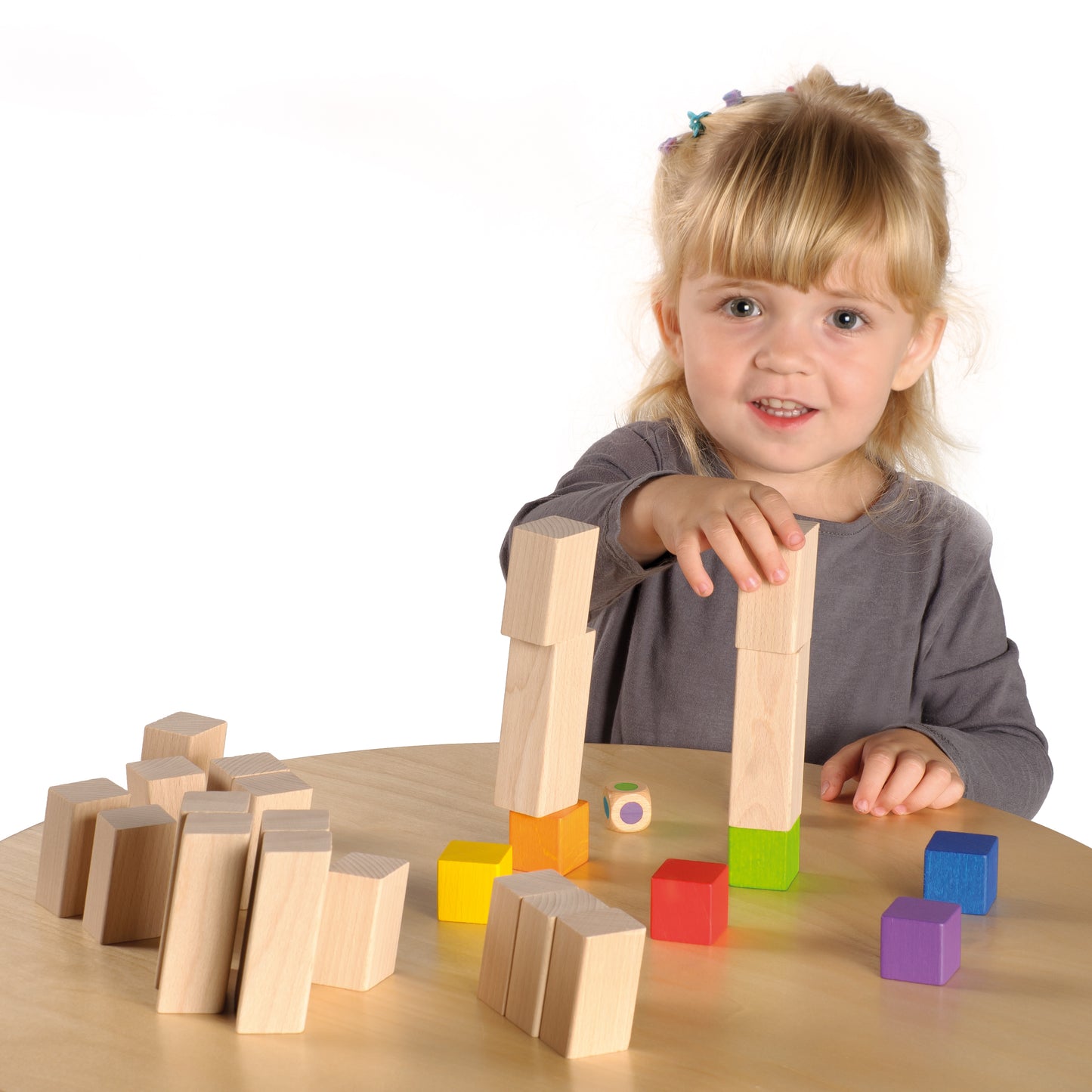 Wooden tricky blocks kids board game