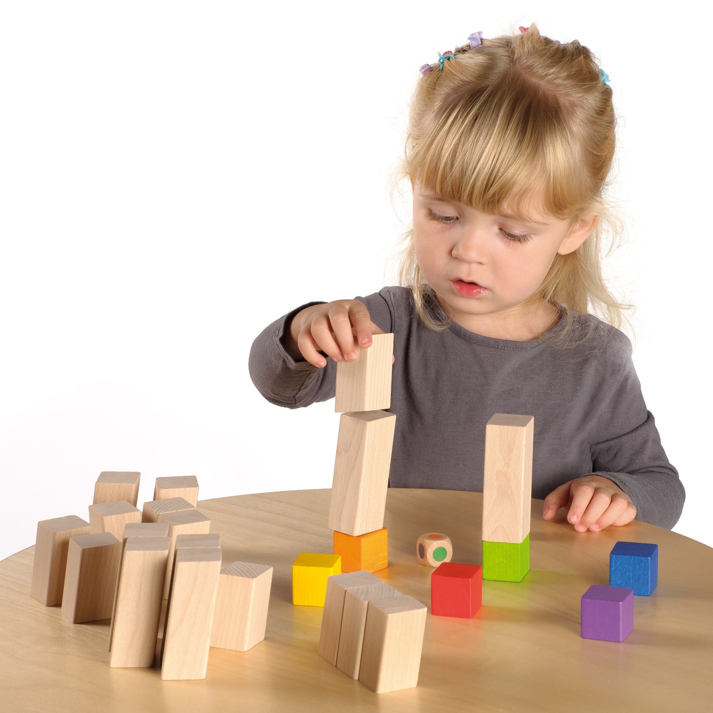 Wooden tricky blocks kids board game