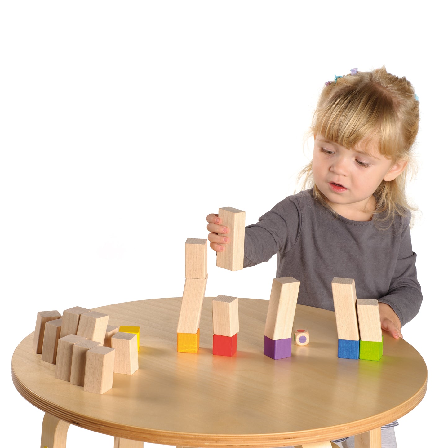 Wooden tricky blocks kids board game