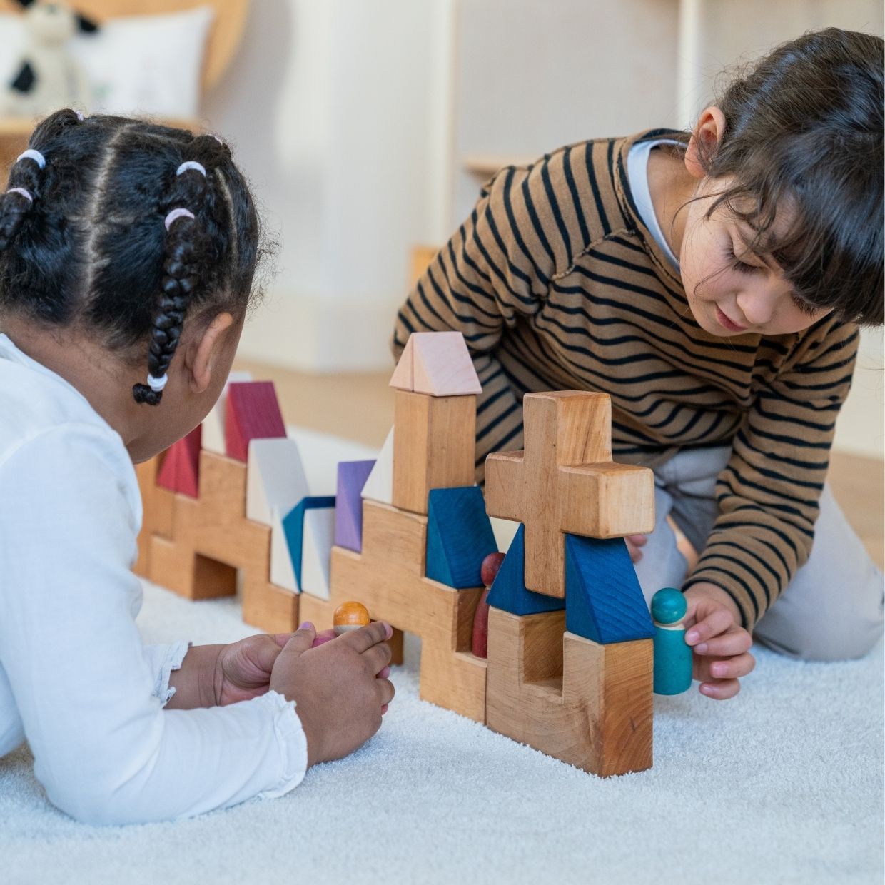 Grimm's Rhythm wooden blocks set