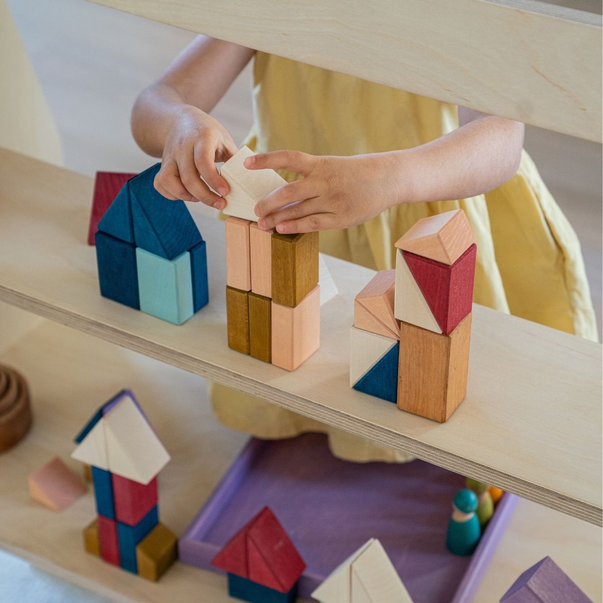 Grimm's Rhythm wooden blocks set