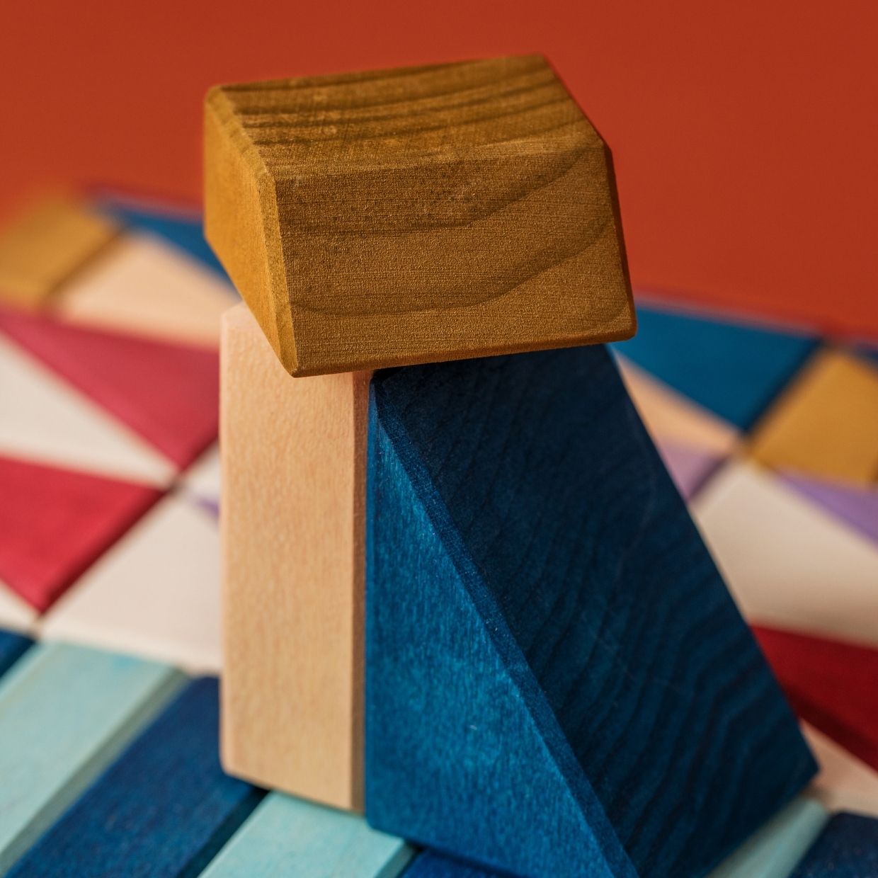 Grimm's Rhythm wooden blocks set