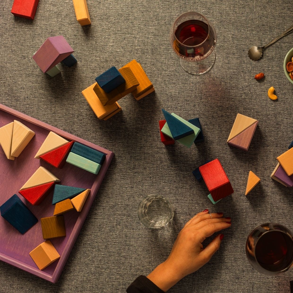 Grimm's Rhythm wooden blocks set