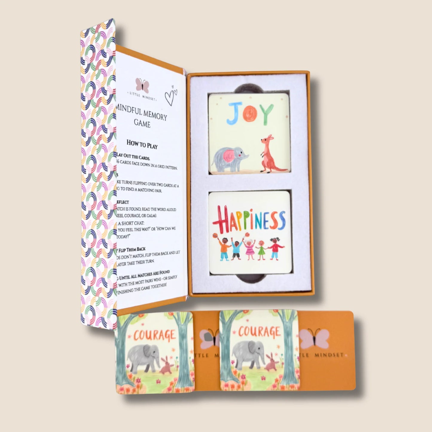 Mindful memory game for kids