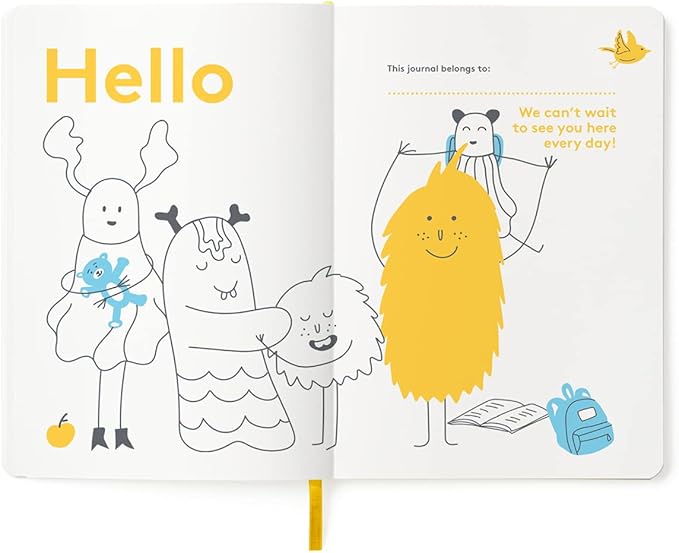 The HappyMe gratitude kids journal- 3/6 years old