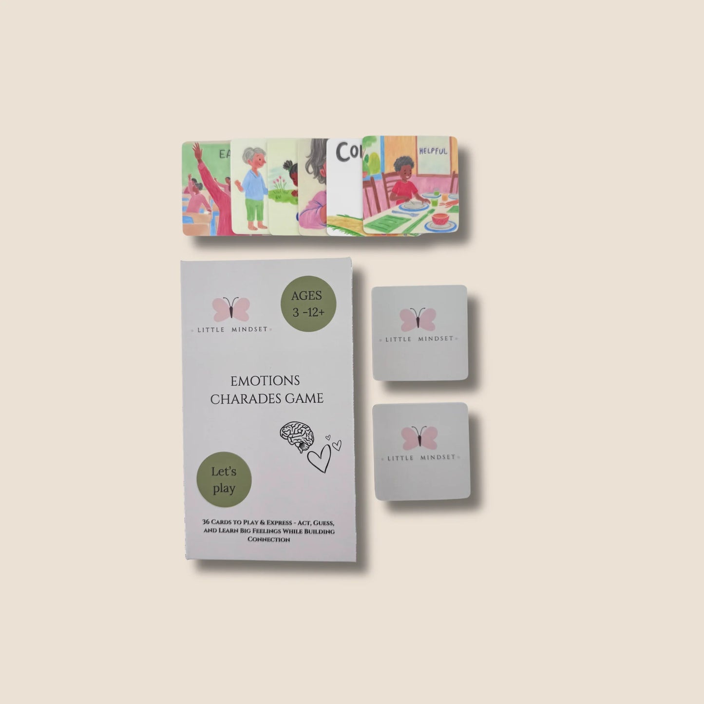 Emotions charades game for kids