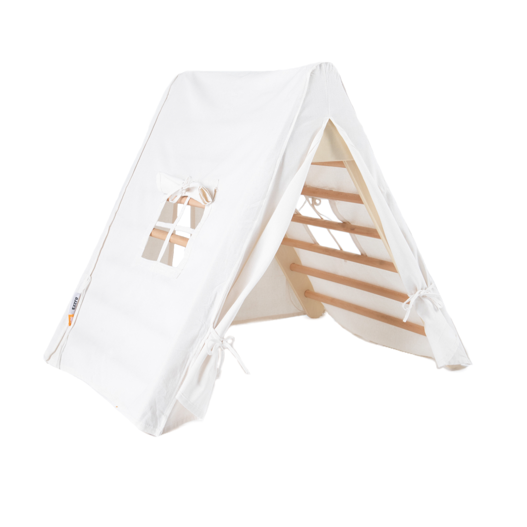 Off white play tent compatible with Large Pikler