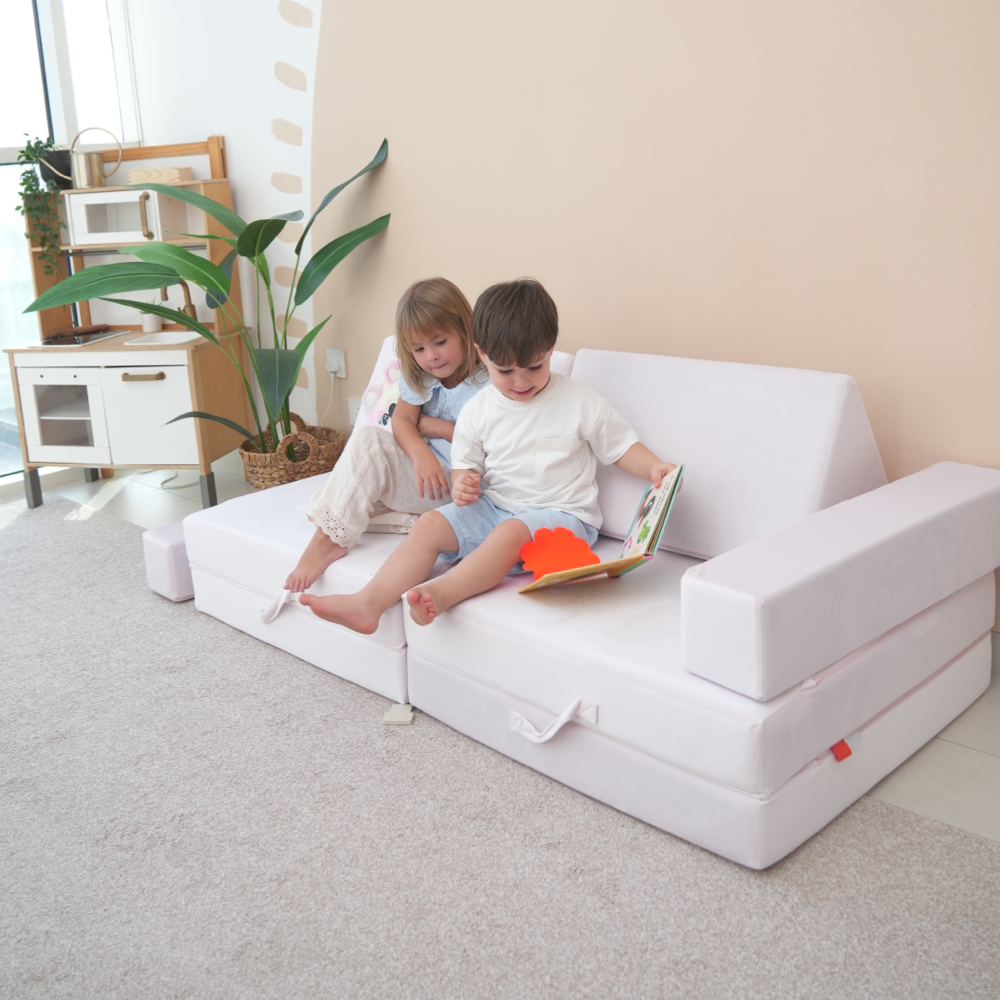 Kids play sofa original-Light Pink
