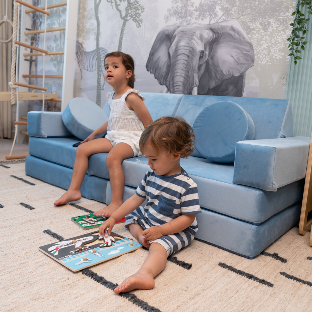 Play sofa circle bundle-Arctic Blue