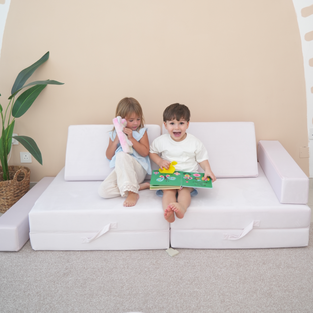 Kids play sofa original-Light Pink