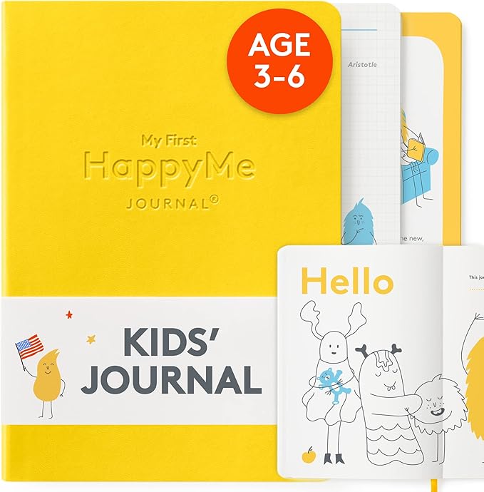 The HappyMe gratitude kids journal- 3/6 years old