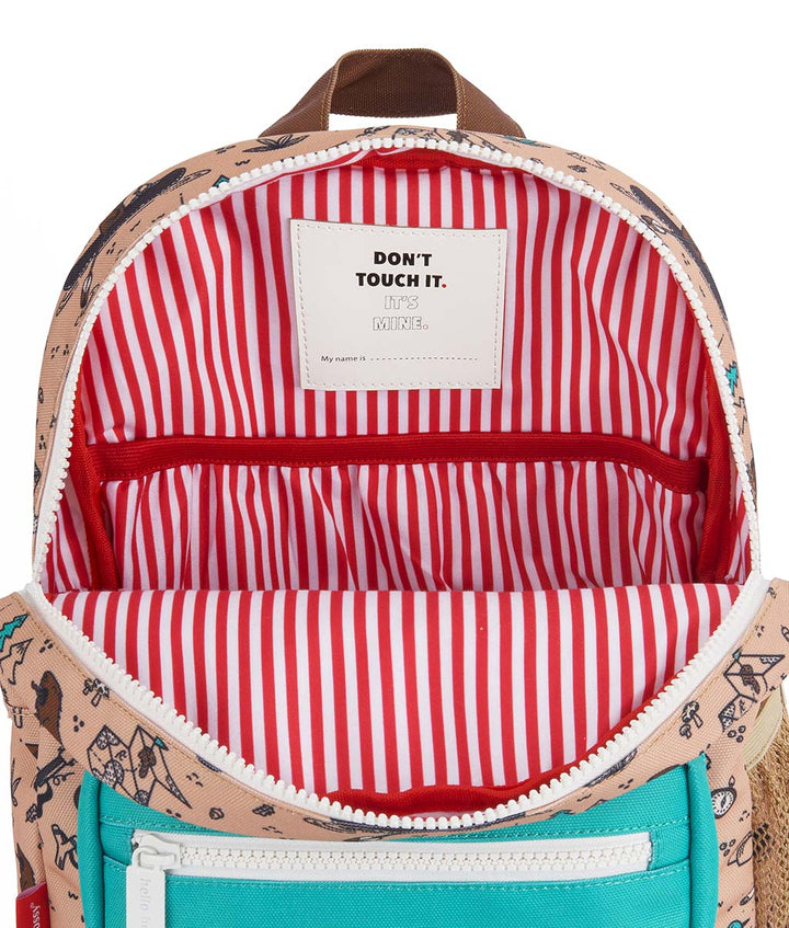 Recycled plastic bottles kids backpack- Road Trip