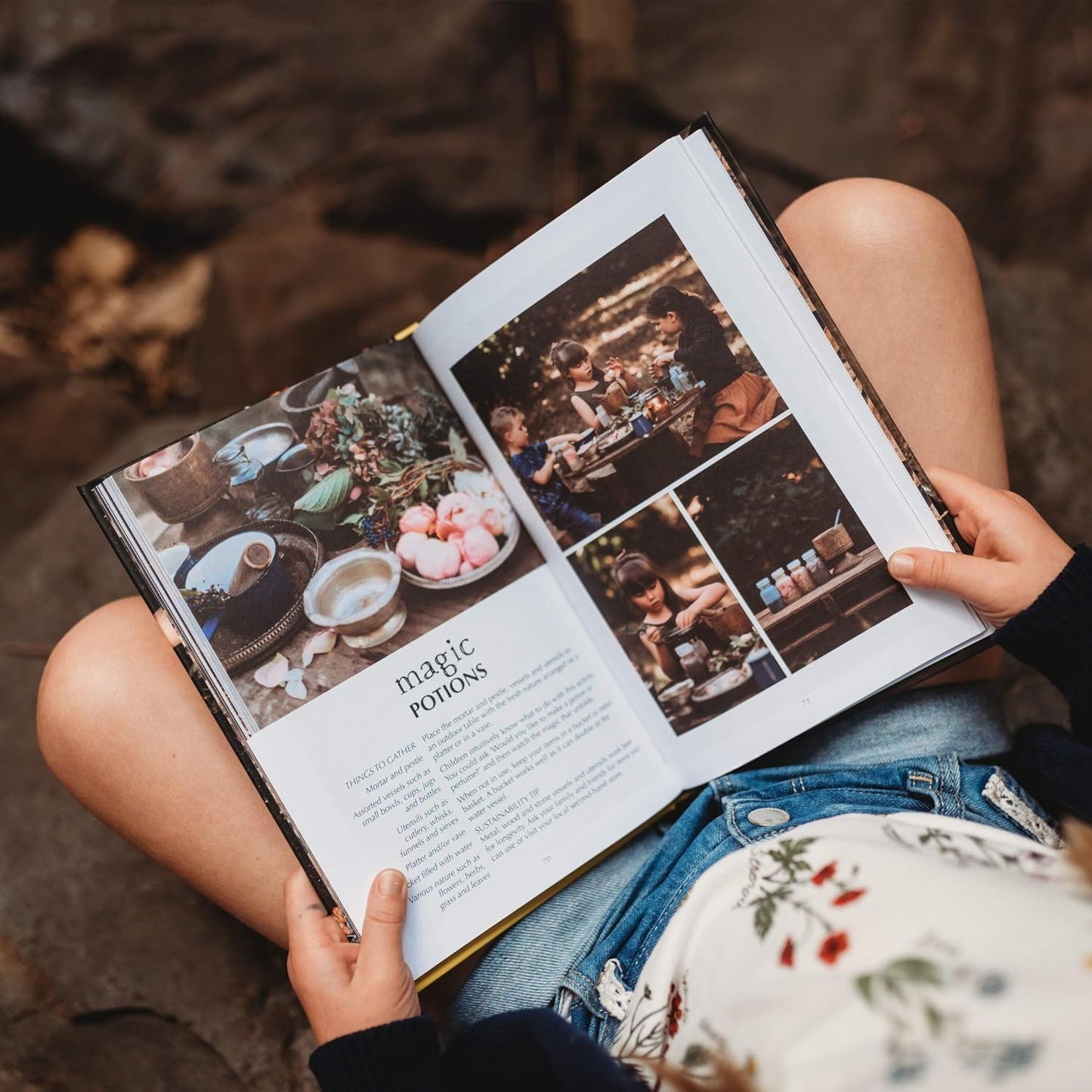 Your Wild Imagination book: nature play activities for kids