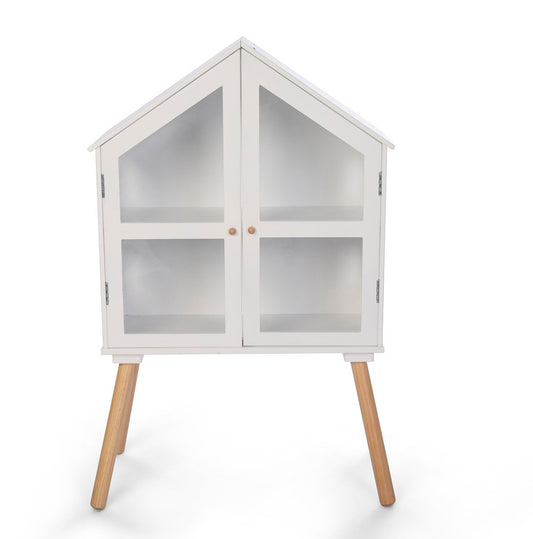 Pretend play doll house cabinet
