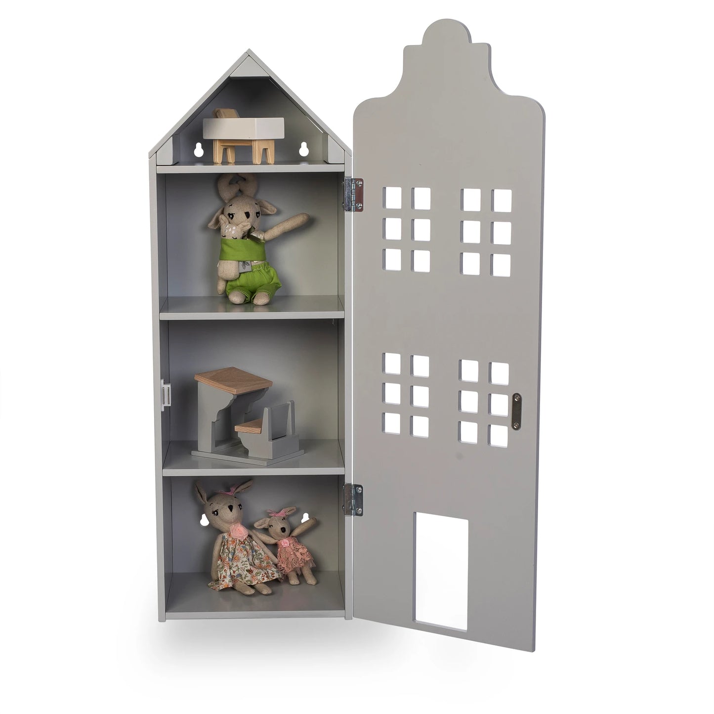 Pretend play doll town house